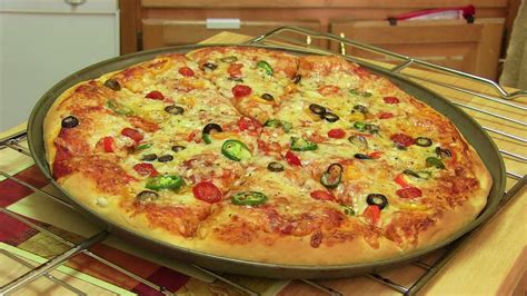 Pizza Making At Home .